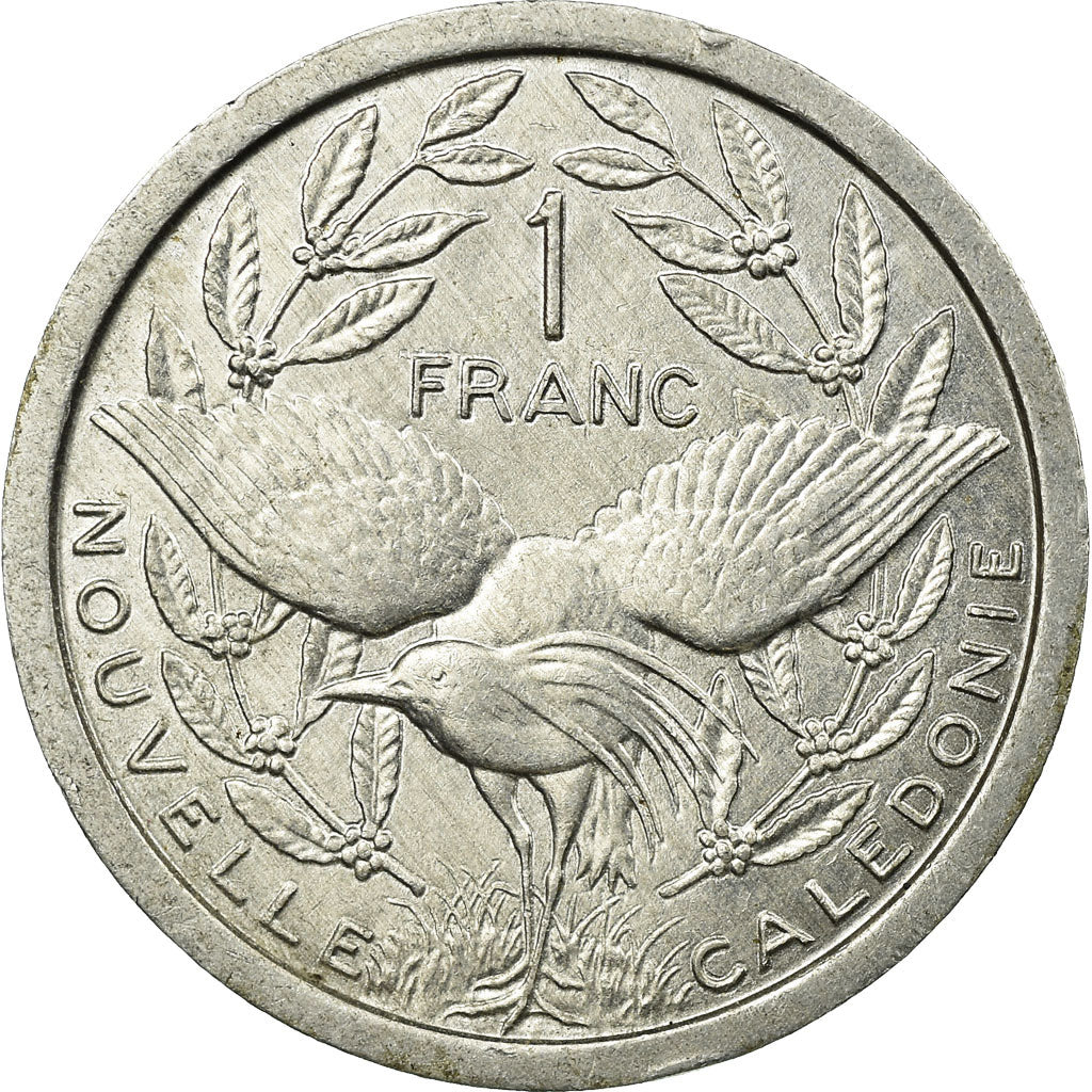 Coin, New Caledonia, Franc, 1997, Paris, EF(40-45), Aluminum, KM:10