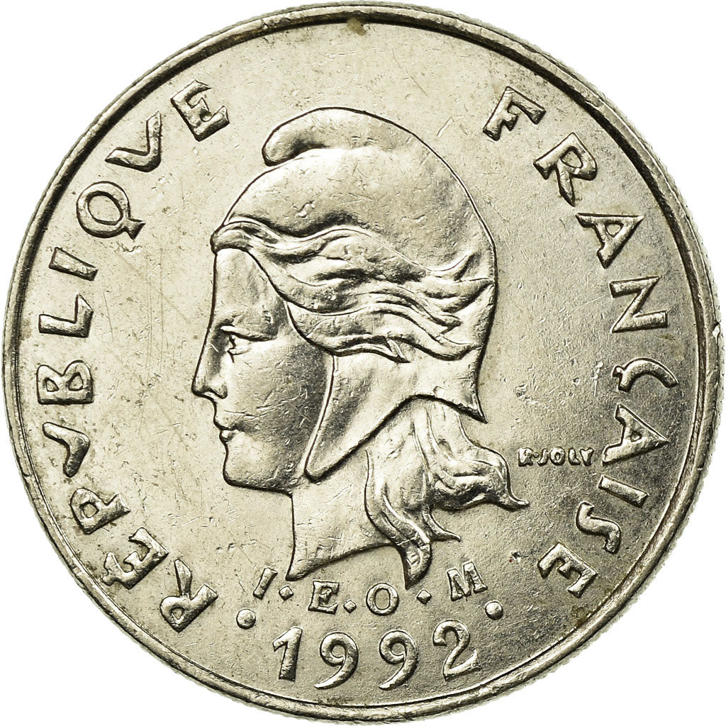 Monnaie, Nouvelle-Calédonie, 10 Francs, 1992, Paris, TTB, Nickel, KM:11