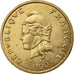 Moeda, Nova Caledónia, 100 Francs, 2000, Paris, EF(40-45), Níquel-Bronze