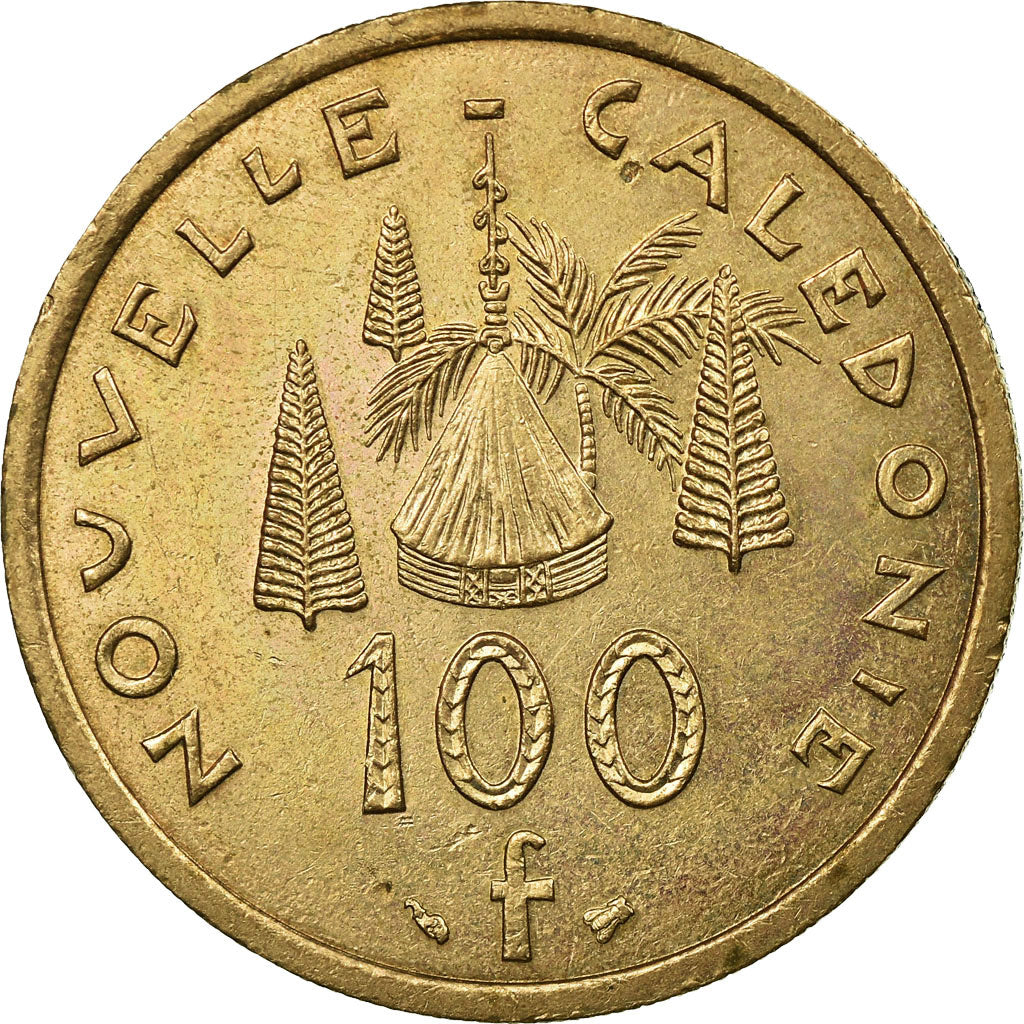 Coin, New Caledonia, 100 Francs, 2000, Paris, EF(40-45), Nickel-Bronze, KM:15