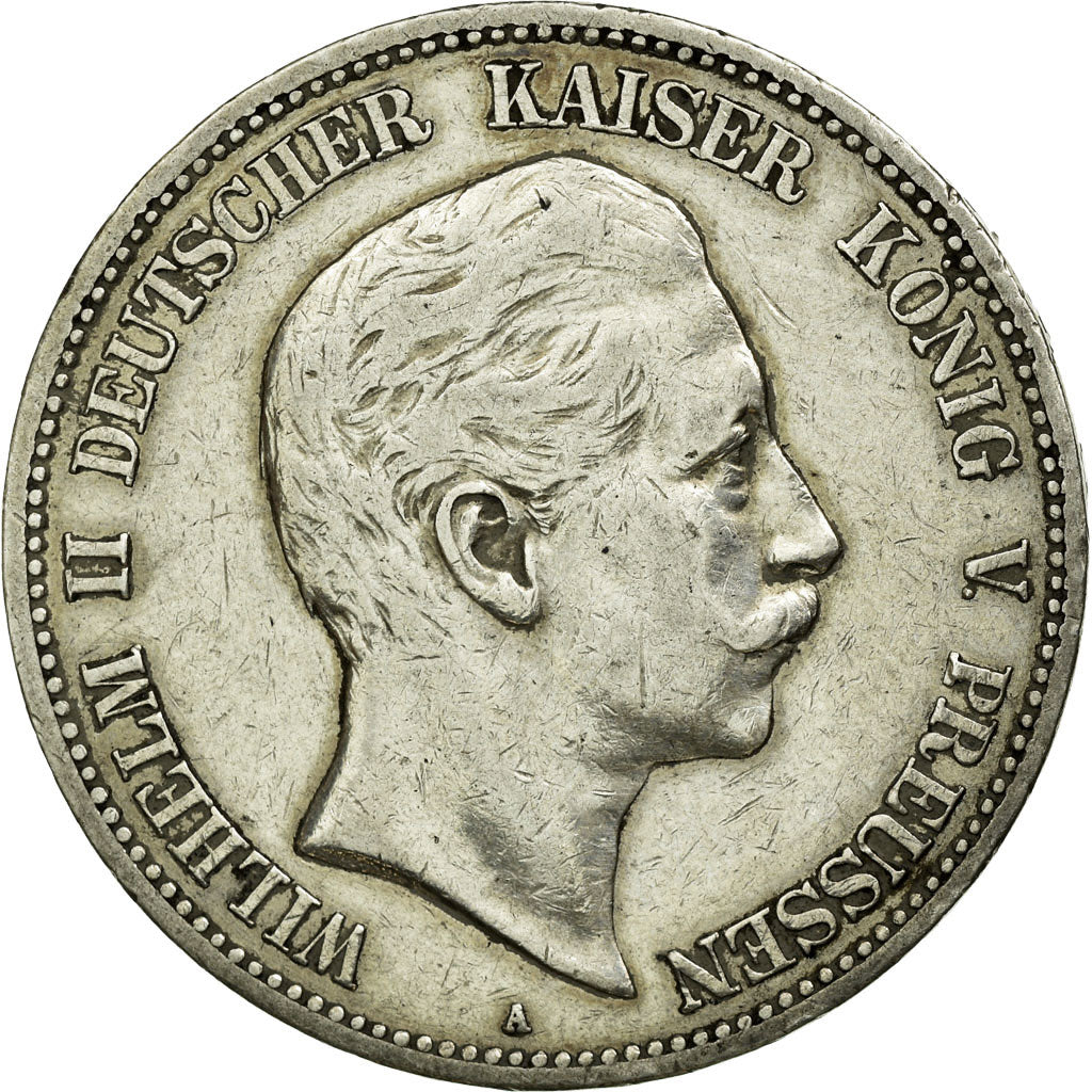 Coin, German States, PRUSSIA, Wilhelm II, 5 Mark, 1903, Berlin, EF(40-45)