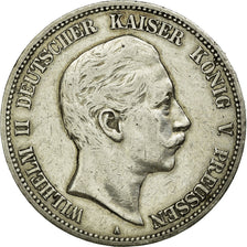 Coin, German States, PRUSSIA, Wilhelm II, 5 Mark, 1903, Berlin, EF(40-45)