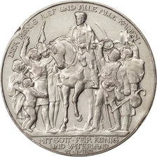 GERMAN STATES, 2 Mark, 1913, Berlin, KM #532, AU(50-53), Silver, 28, 16.63