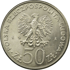 Monnaie, Pologne, King Boleslaw II, 50 Zlotych, 1981, Warsaw, TTB