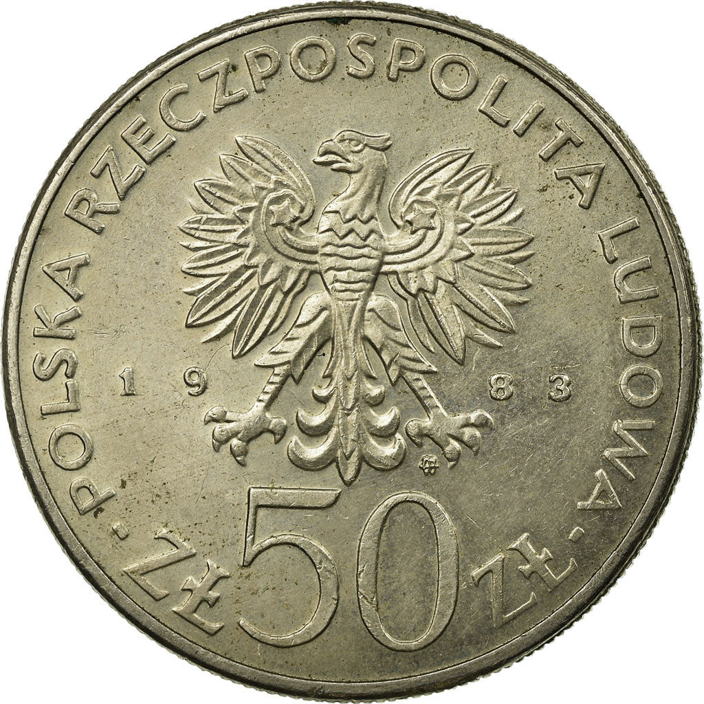 Monnaie, Pologne, 150th Anniversary of Great Theater, 50 Zlotych, 1983, Warsaw