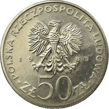 Münze, Polen, 150th Anniversary of Great Theater, 50 Zlotych, 1983, Warsaw