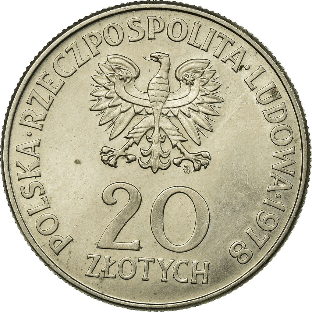 Monnaie, Pologne, Maria Konopnicka, 20 Zlotych, 1978, Warsaw, TTB