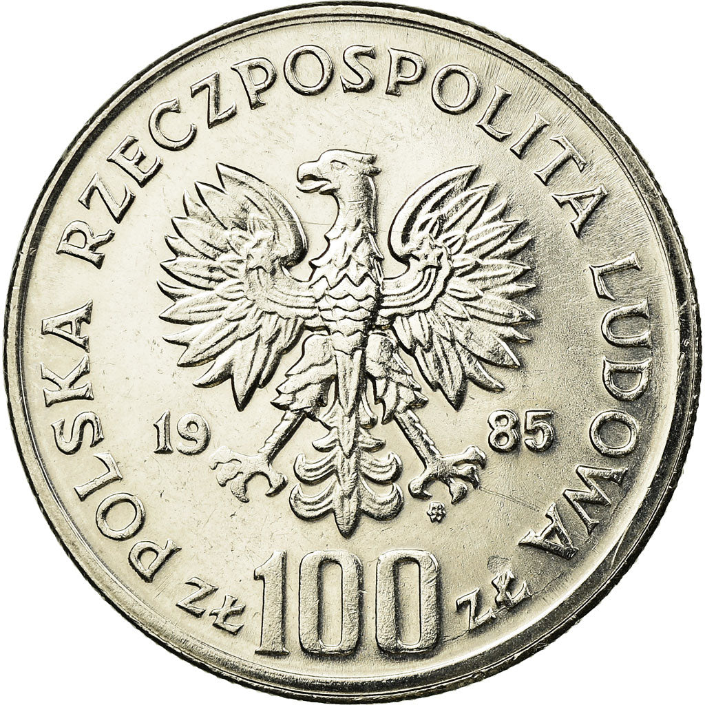 Monnaie, Pologne, Polish Women's Memorial Hospital Center, 100 Zlotych, 1985