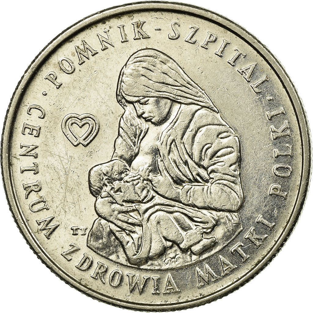 Monnaie, Pologne, Polish Women's Memorial Hospital Center, 100 Zlotych, 1985