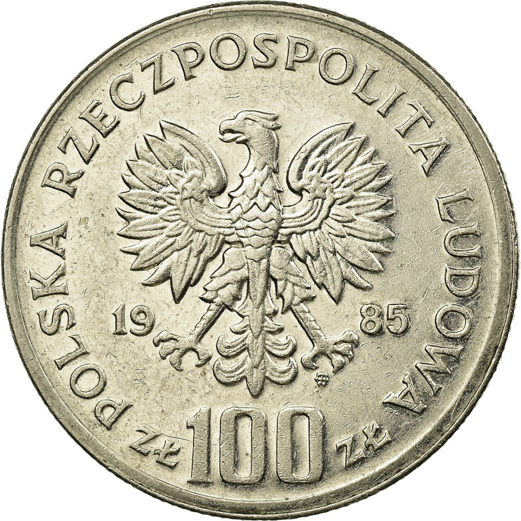 Monnaie, Pologne, Polish Women's Memorial Hospital Center, 100 Zlotych, 1985