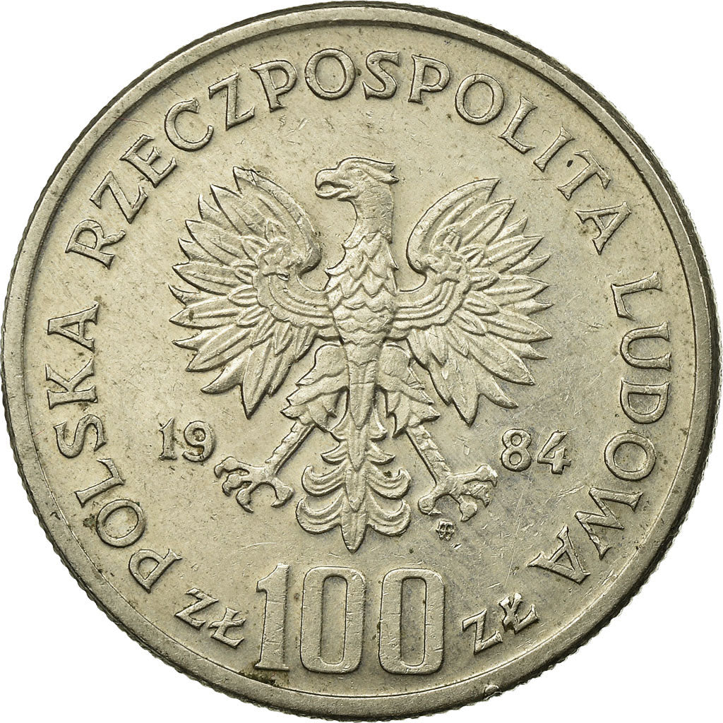 Coin, Poland, Wincenty Witos, 100 Zlotych, 1984, Warsaw, EF(40-45)