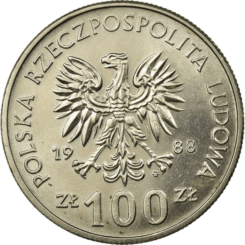 Munten, Polen, 70th Anniversary - Wielkopolskiego Insurrection, 100 Zlotych