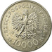 Coin, Poland, 10th Anniversary of Solidarity, 10000 Zlotych, 1990, Warsaw