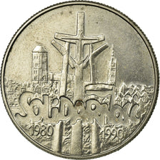 Coin, Poland, 10th Anniversary of Solidarity, 10000 Zlotych, 1990, Warsaw
