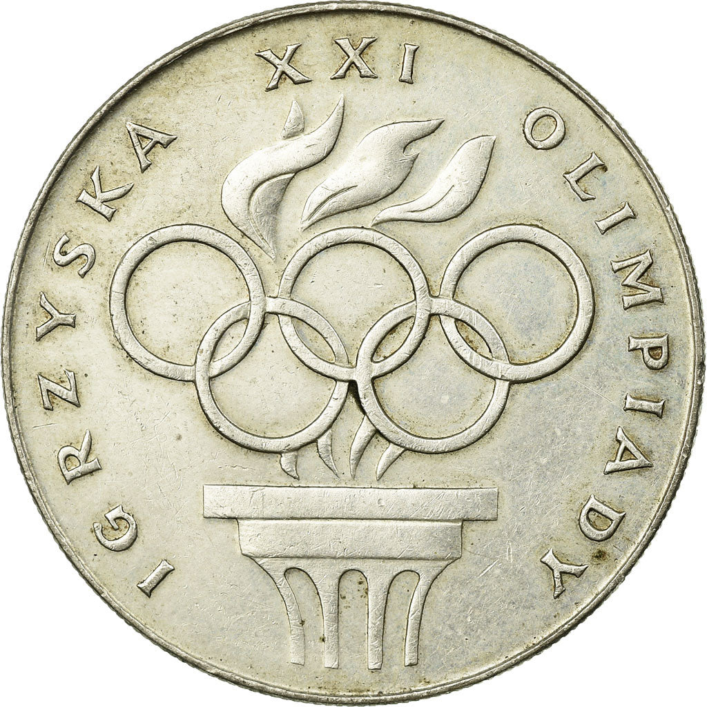 Moneta, Polonia, XXI Olympics, 200 Zlotych, 1976, Warsaw, BB, Argento, KM:86