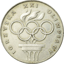 Moneta, Polonia, XXI Olympics, 200 Zlotych, 1976, Warsaw, BB, Argento, KM:86