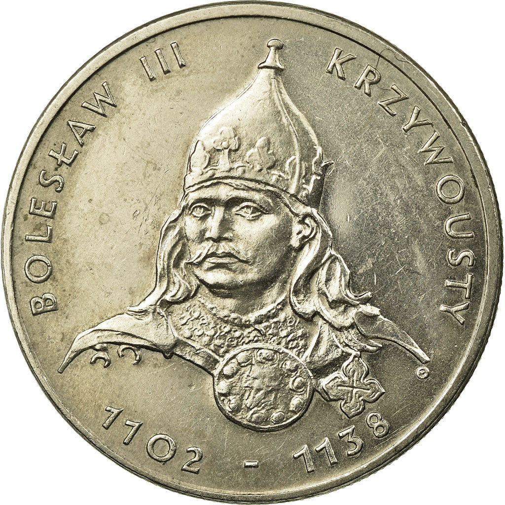 Coin, Poland, King Boleslaw III Krzywousty, 50 Zlotych, 1982, Warsaw, EF(40-45)