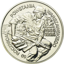 Coin, Poland, Warsaw Uprising, 100000 Zlotych, 1994, Kremnica, MS(63), Silver