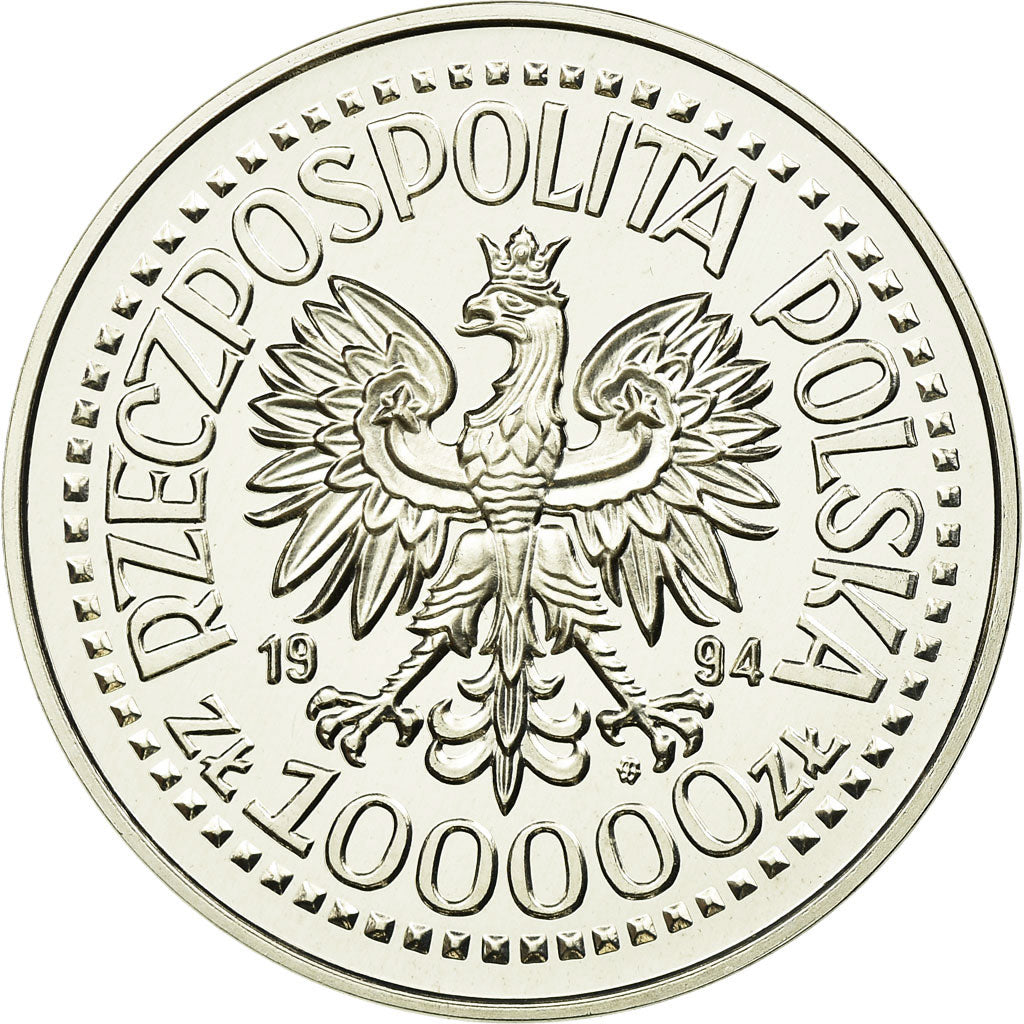 Coin, Poland, Warsaw Uprising, 100000 Zlotych, 1994, Kremnica, MS(63), Silver
