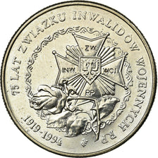 Coin, Poland, 75th Anniversary - Disabled Association, 20000 Zlotych, 1994