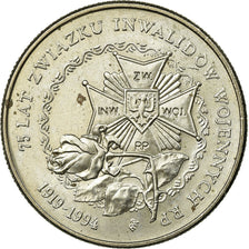Coin, Poland, 75th Anniversary - Disabled Association, 20000 Zlotych, 1994
