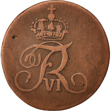 NORWAY, 2 Skilling, 1810, KM #280.1, VF(30-35), Copper, 8.24