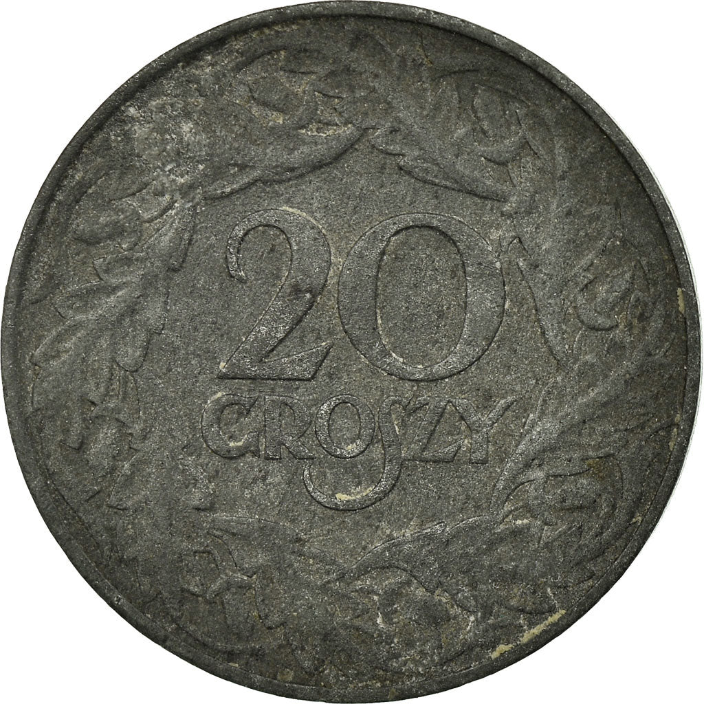 Coin, Poland, 20 Groszy, 1923, Warsaw, VF(20-25), Nickel, KM:12
