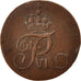 NORWAY, 2 Skilling, 1810, KM #280.1, EF(40-45), Copper, 8.25
