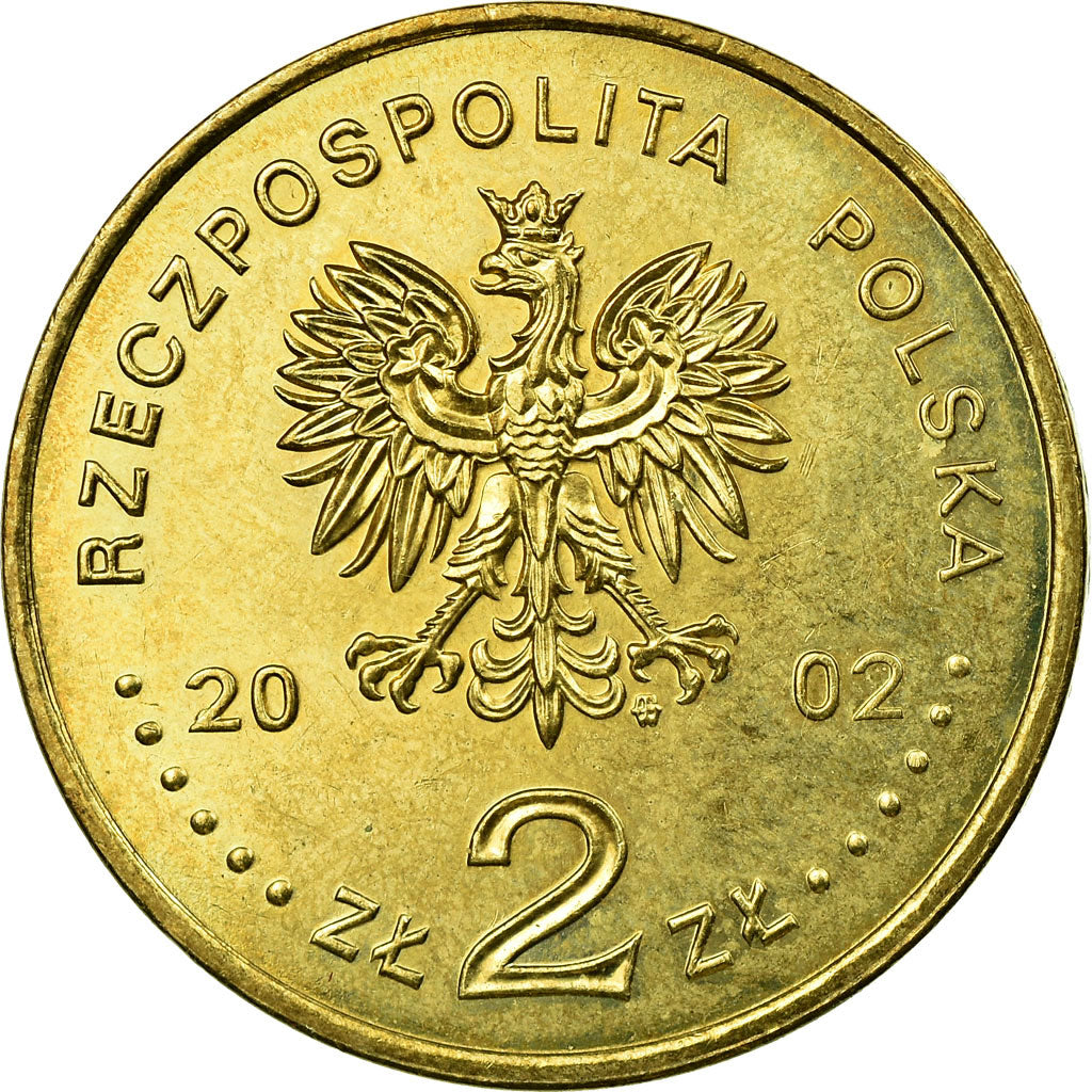 Moneta, Polska, World Cup Soccer Games, 2 Zlote, 2002, Warsaw, EF(40-45)