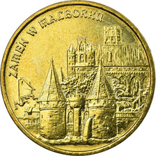 Coin, Poland, Malbork Castle, 2 Zlote, 2002, Warsaw, EF(40-45), Brass, KM:443