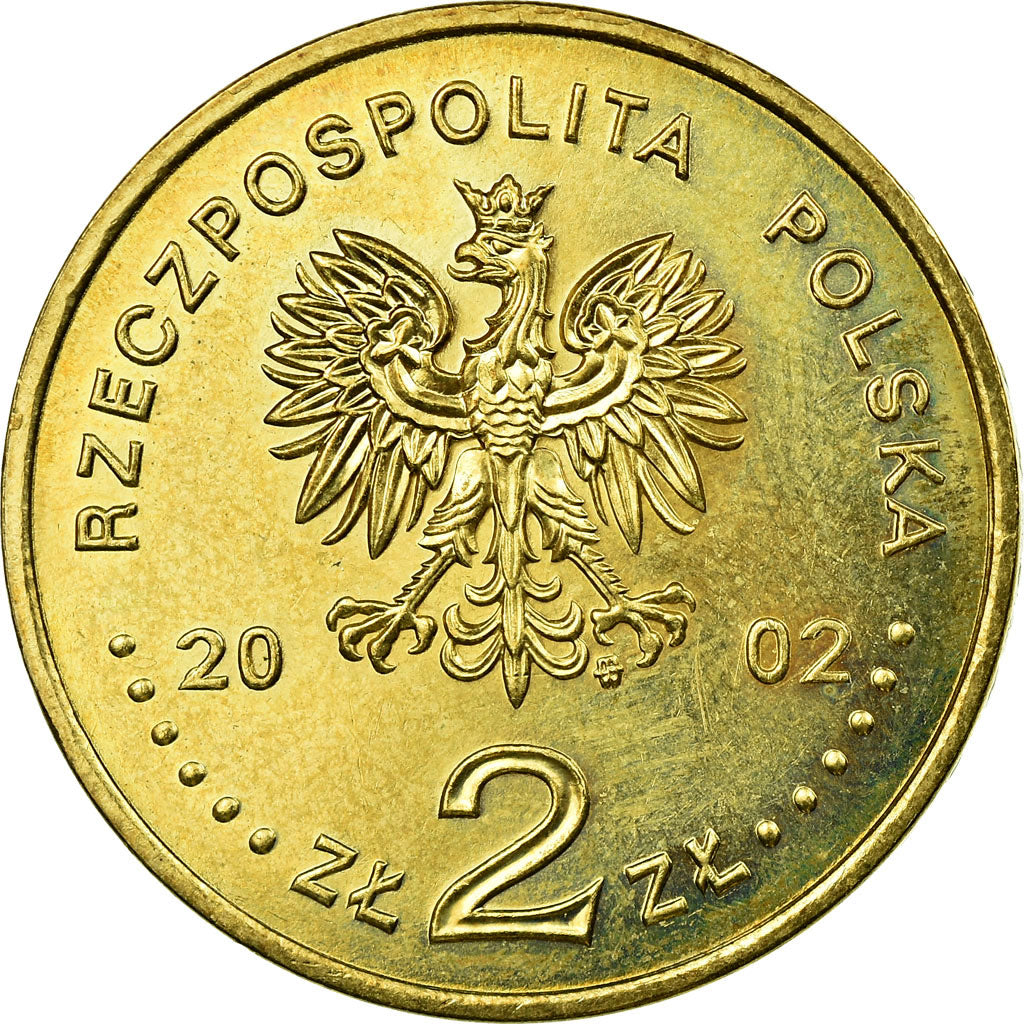 Moneta, Polonia, Bronislaw Malinowski, 2 Zlote, 2002, Warsaw, BB, Ottone, KM:431