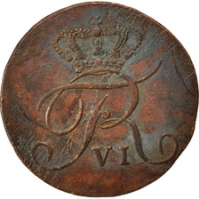 NORWAY, 2 Skilling, 1810, KM #280.1, EF(40-45), Copper, 9.34