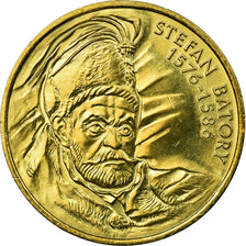Münze, Polen, Stefan Batory, 2 Zlote, 1997, Warsaw, VZ, Messing, KM:325