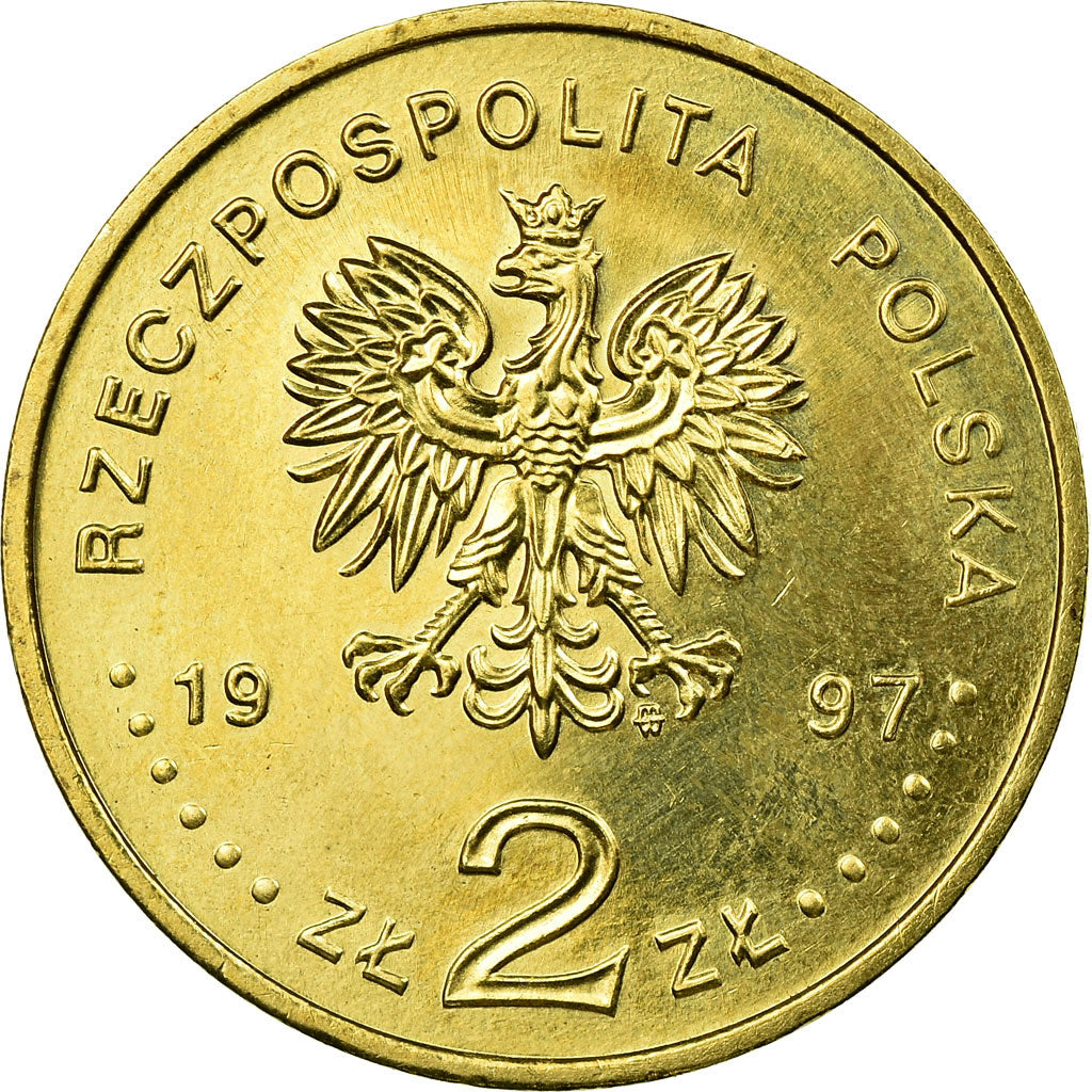 Moeda, Polónia, edmund strzelecki, 2 Zlote, 1997, Warsaw, EF(40-45), Latão