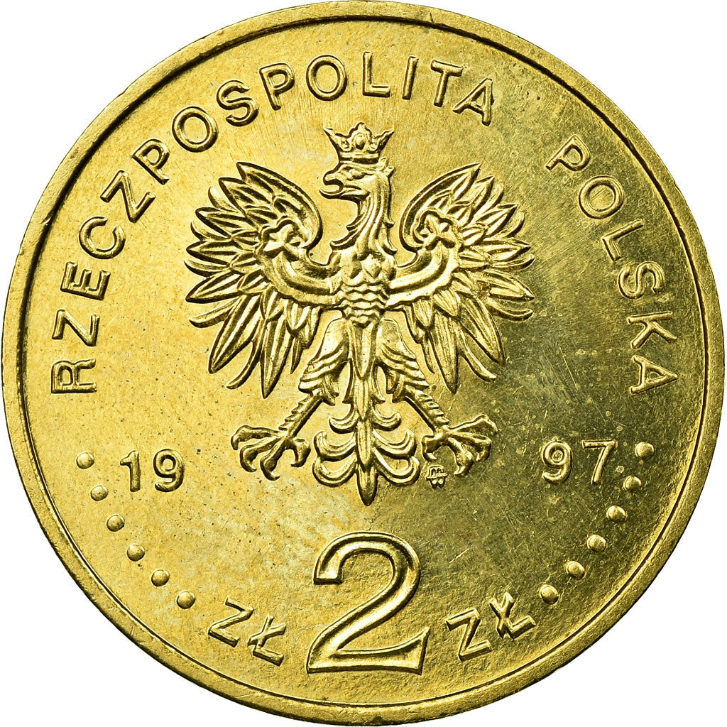 Münze, Polen, edmund strzelecki, 2 Zlote, 1997, Warsaw, SS, Messing, KM:333