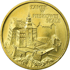 Coin, Poland, Zamek W Pieskowej Skale, 2 Zlote, 1997, Warsaw, EF(40-45), Brass