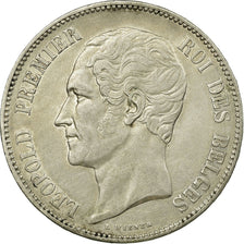 Coin, Belgium, Leopold I, 5 Francs, 5 Frank, 1851, EF(40-45), Silver, KM:17