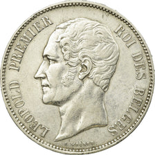 Coin, Belgium, Leopold I, 5 Francs, 5 Frank, 1853, EF(40-45), Silver, KM:17