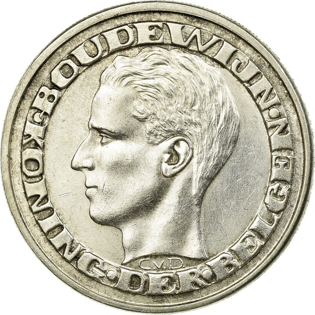 Coin, Belgium, 50 Francs, 50 Frank, 1958, Brussels, EF(40-45), Silver, KM:151.1