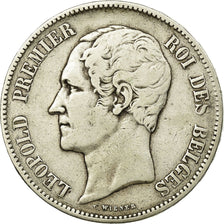 Coin, Belgium, Leopold I, 5 Francs, 5 Frank, 1850, VF(30-35), Silver, KM:17