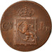 NORWAY, Skilling, 1820, KM #286, AU(50-53), Copper, 27, 11.28