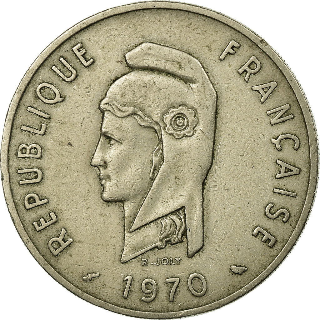 Monnaie, FRENCH AFARS & ISSAS, 100 Francs, 1970, Paris, TTB, Copper-nickel