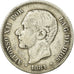 Moneta, Spagna, Alfonso XII, 2 Pesetas, 1881, Madrid, MB, Argento, KM:678.2
