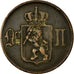 Moneda, Noruega, 5 Öre, 1875, MBC, Bronce, KM:349