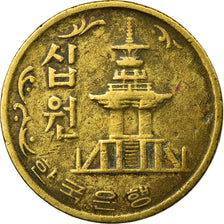 Coin, KOREA-SOUTH, 10 Won, 1970, EF(40-45), Brass, KM:6a