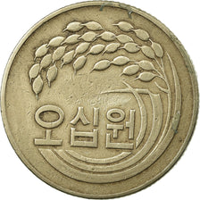 Monnaie, KOREA-SOUTH, 50 Won, 1973, TTB, Copper-Nickel-Zinc, KM:20
