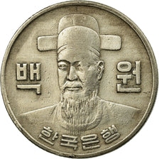 Coin, KOREA-SOUTH, 100 Won, 1974, EF(40-45), Copper-nickel, KM:9