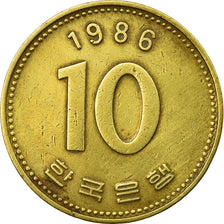Coin, KOREA-SOUTH, 100 Won, 1986, EF(40-45), Copper-nickel, KM:9