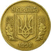 Coin, Ukraine, 25 Kopiyok, 1992, Kyiv, EF(40-45), Aluminum-Bronze, KM:2.2