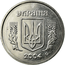Coin, Ukraine, 2 Kopiyky, 2004, Kyiv, EF(40-45), Stainless Steel, KM:4b